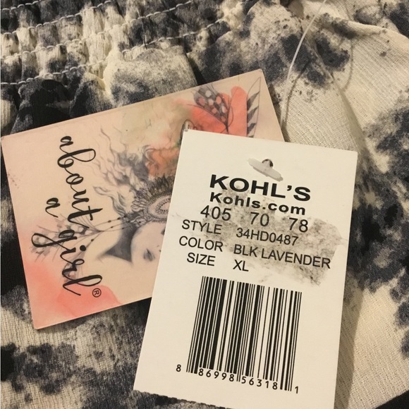 NWT Black Lavender Boho Women’s Shorts - Size XL - Picture 8 of 16